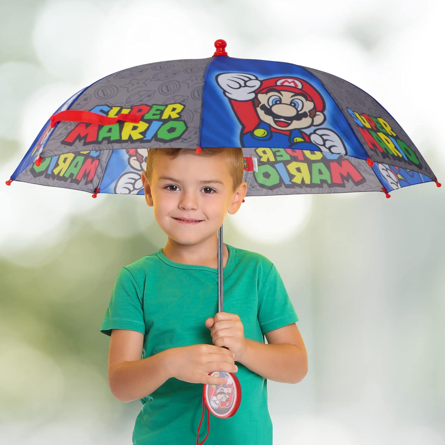 Nintendo Super Mario Kids Umbrella for Ages 3-6