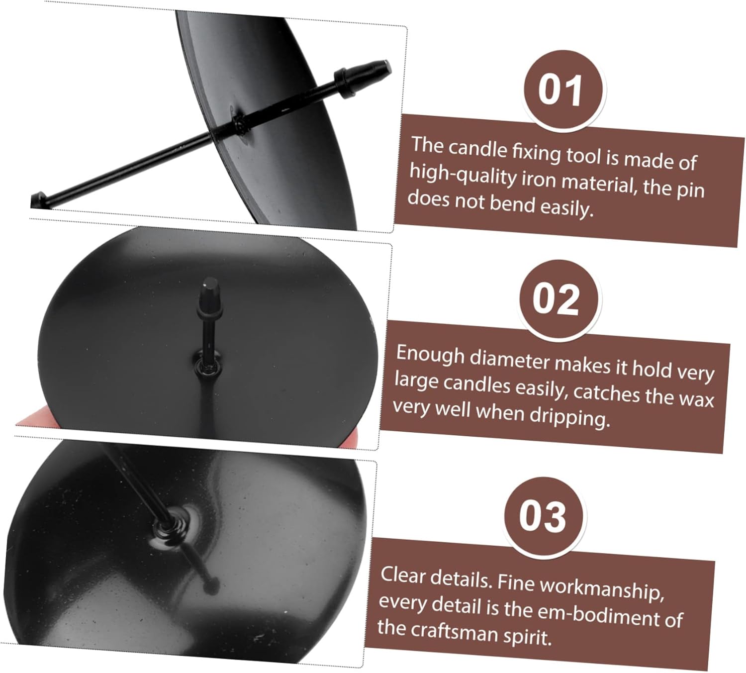 HOLIDYOYO 2 Sets Iron Candle Holders 12pcs2