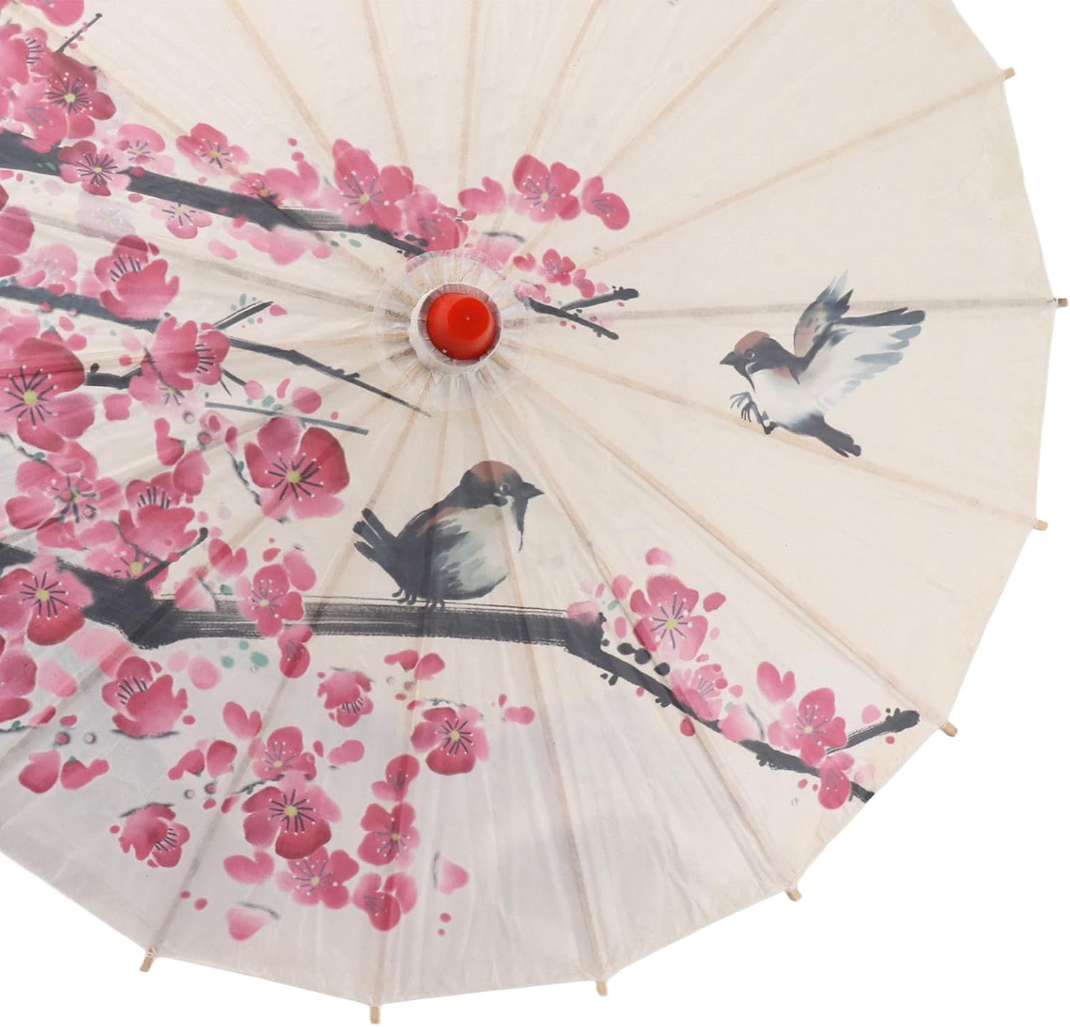 Sonew Chinese Oiled Paper Parasol with Wood Handle 1