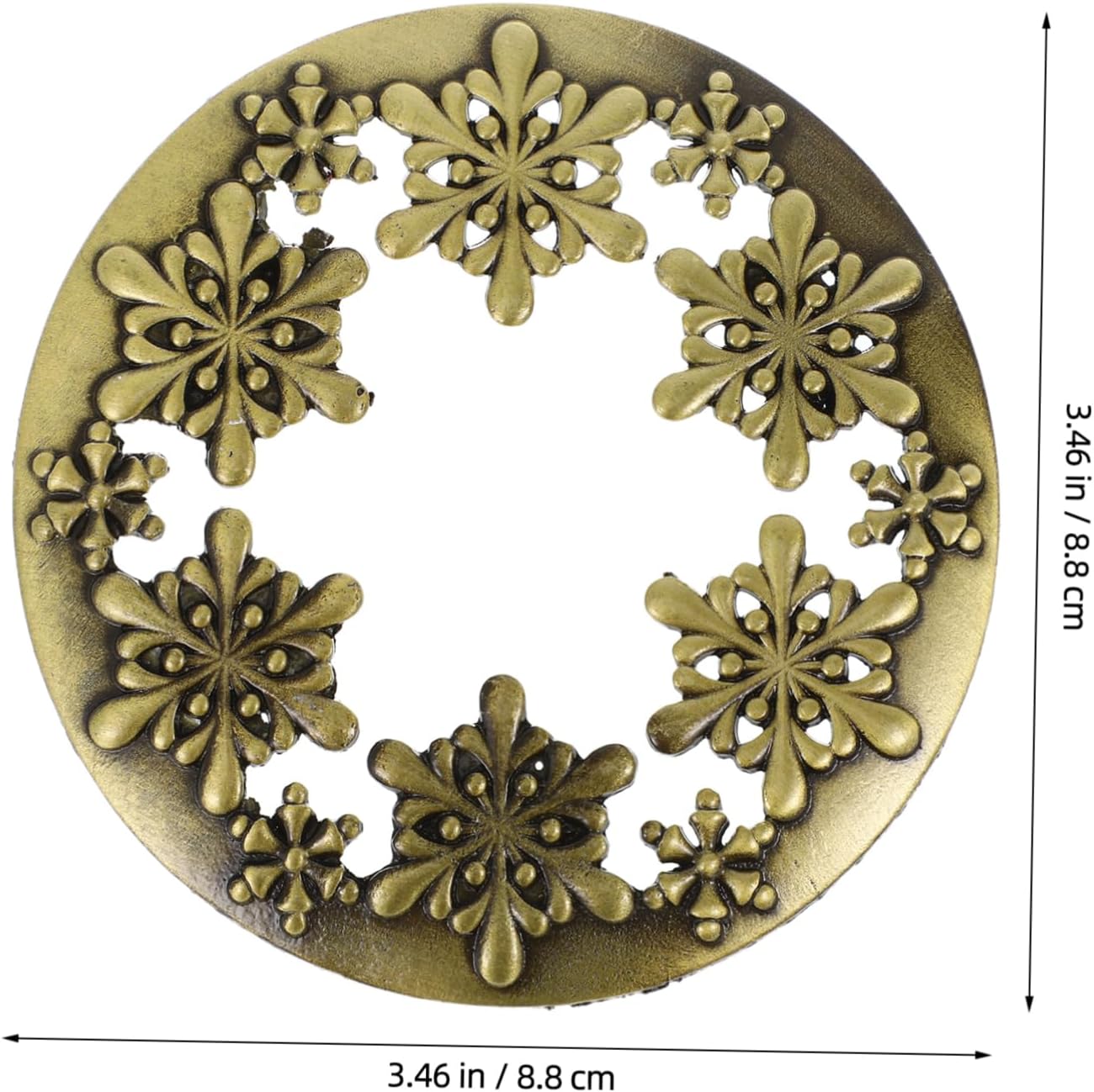Healeved Chic Hollow Candle Cover Snowflake Design for Jar Candles