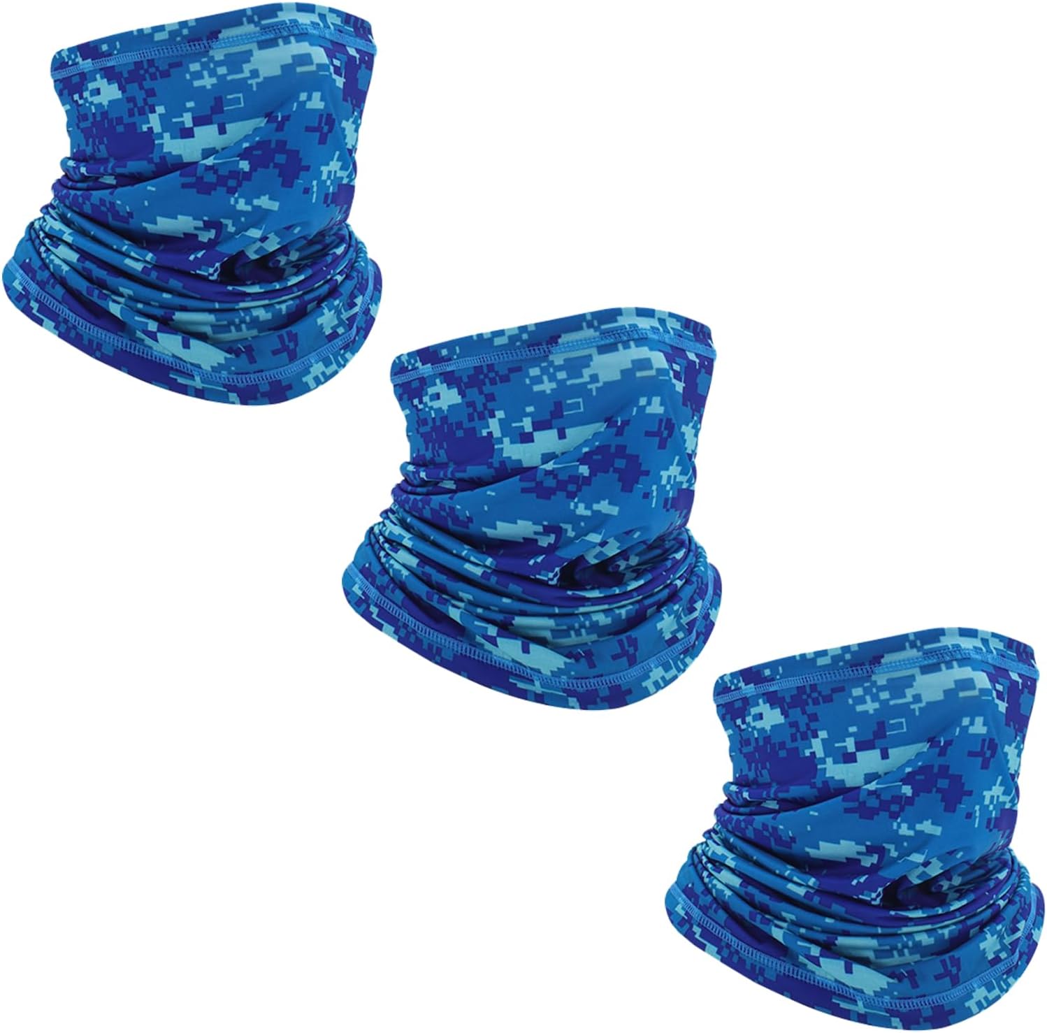3 Pack Ice Silk Cooling Neck Gaiter for Men Women
