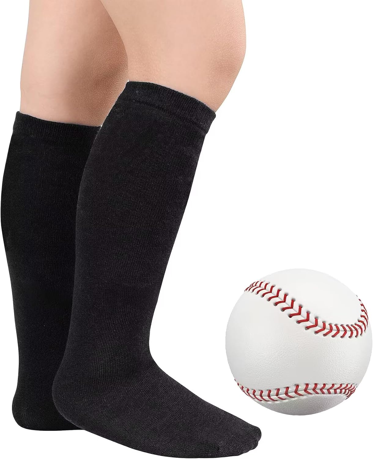 Zando Kids Soccer Baseball Football Softball Socks for 3-12 Years