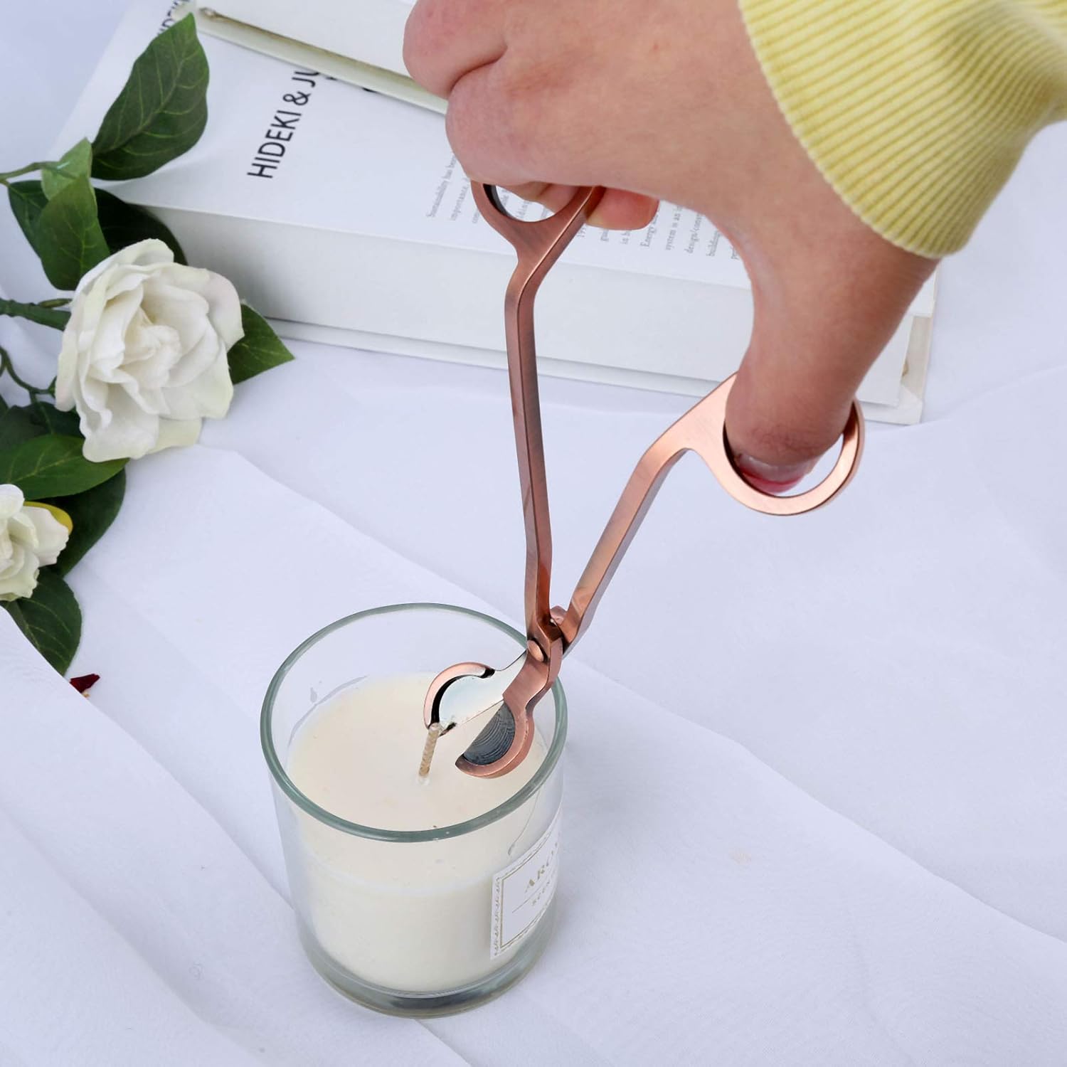 MUXSAM 4 in 1 Candle Accessory Set - Red Bronze 1
