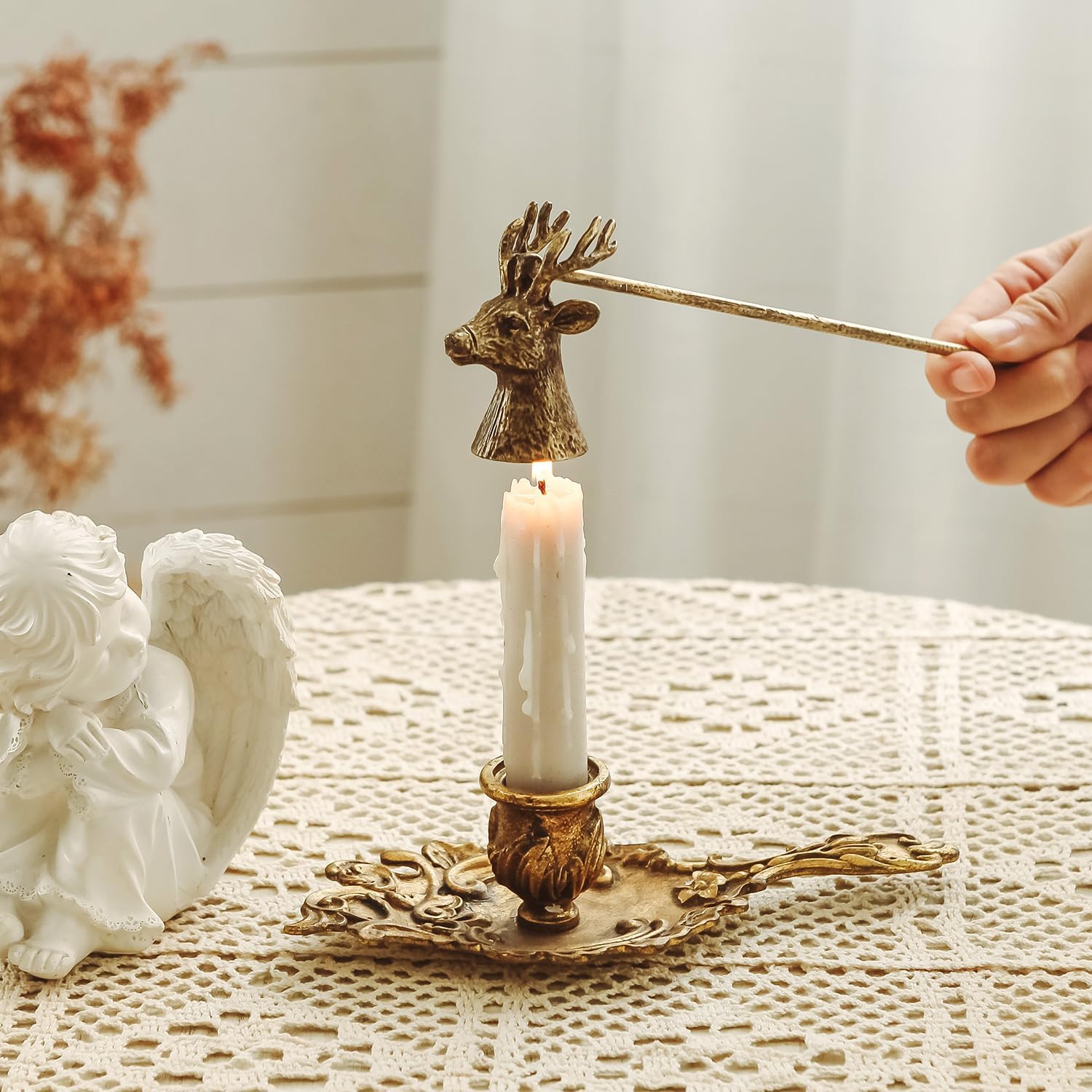 Nikky Home Candle Snuffer with Deer Design 1