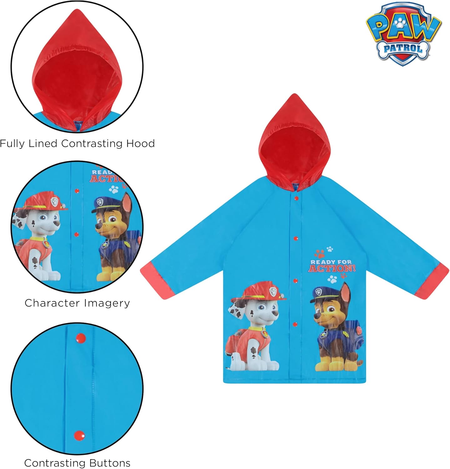 Nickelodeon Paw Patrol Slicker and Umbrella Rainwear Set