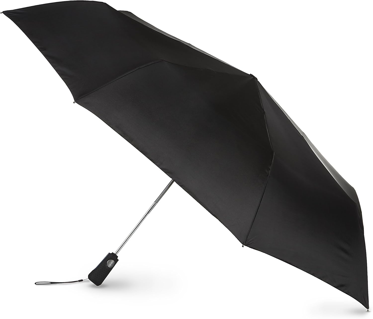 Totes Folding Golf Umbrella with UV Protection Auto OpenClose 54-Inch Black