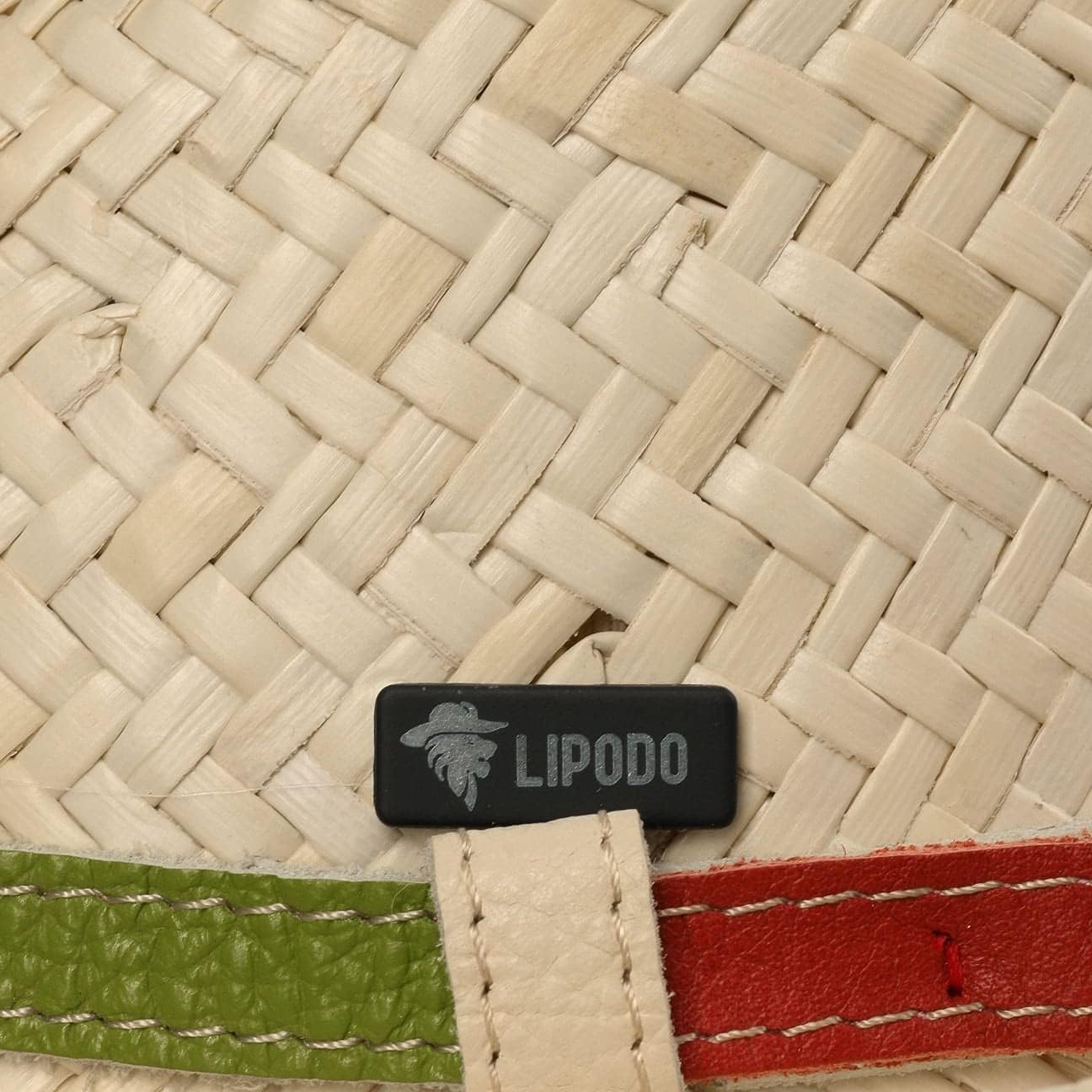 Lipodo Colour Band Kids Straw Hat - Made in Italy