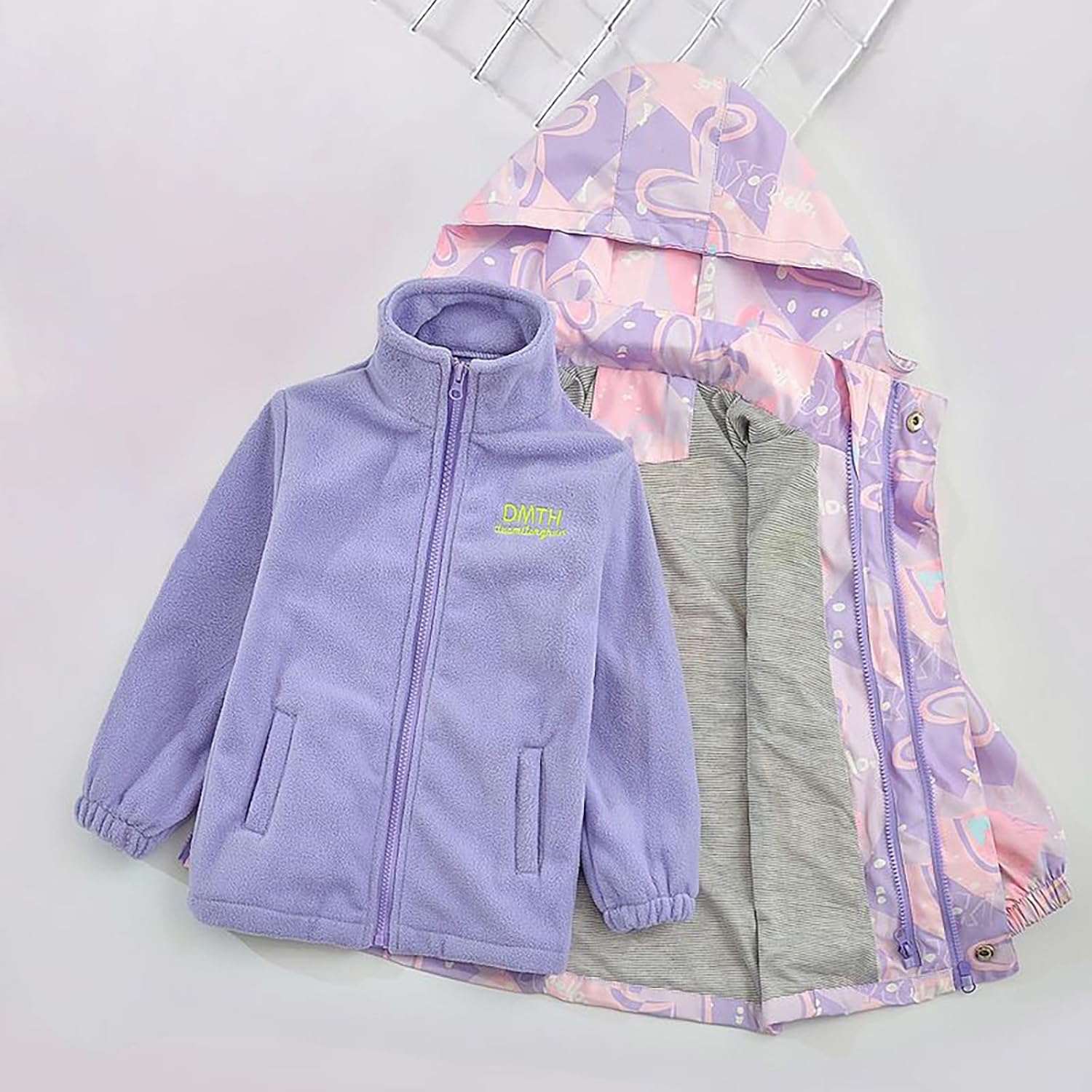 ToddlBy Kids Winter Hooded Zip-Up Jacket for Boys and Girls