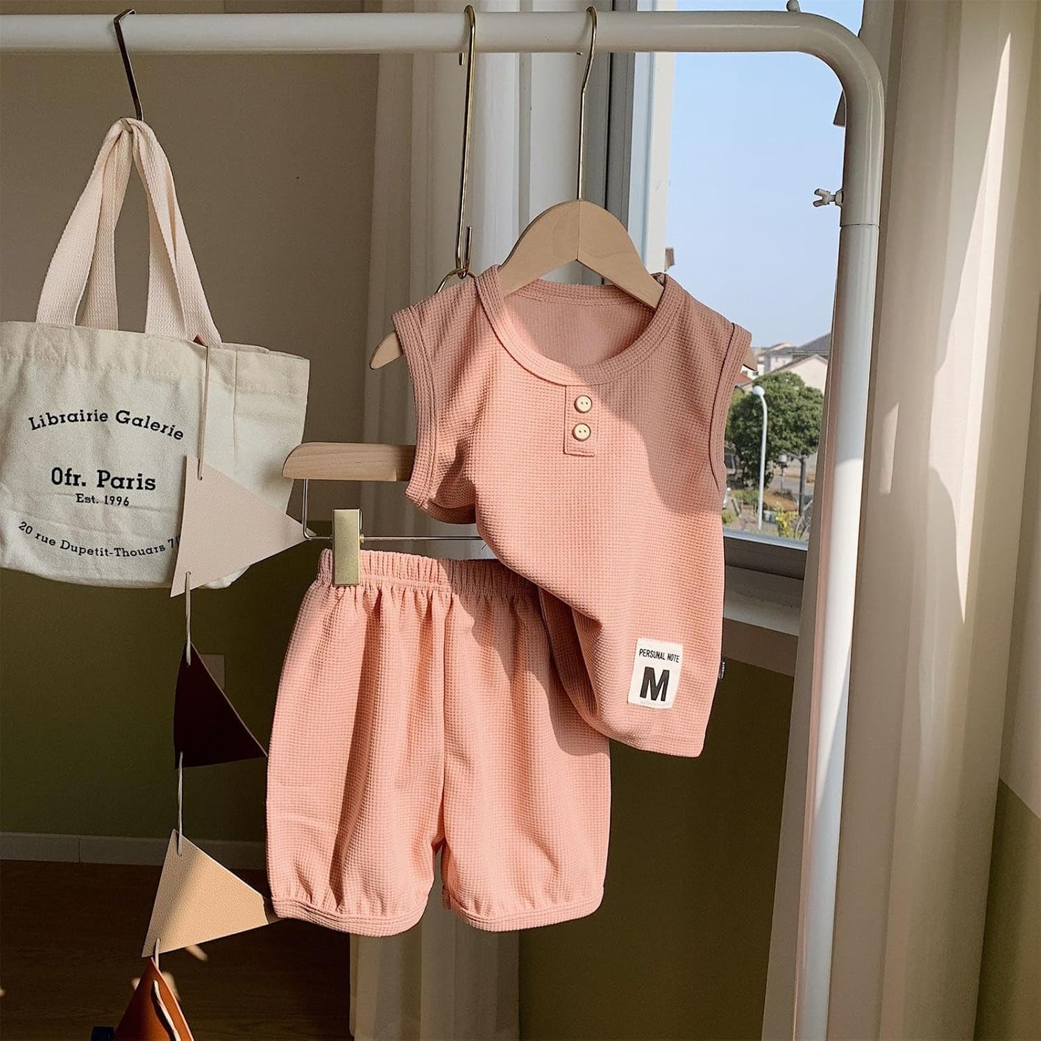 2025 New Summer Childrens Vest Set for Girls 18-24 Months