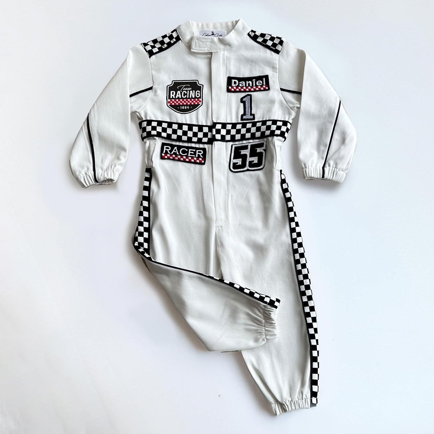 Handmade Race Car Driver Costume for Toddlers - 3T