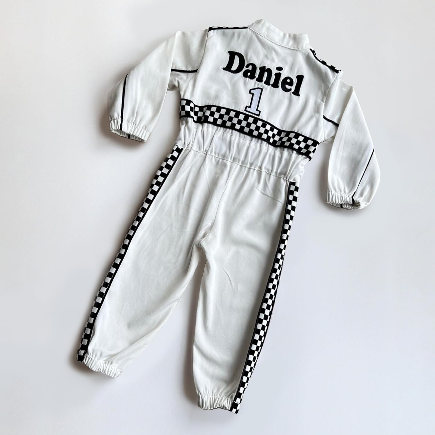 Handmade Race Car Driver Costume for Toddlers - 3T