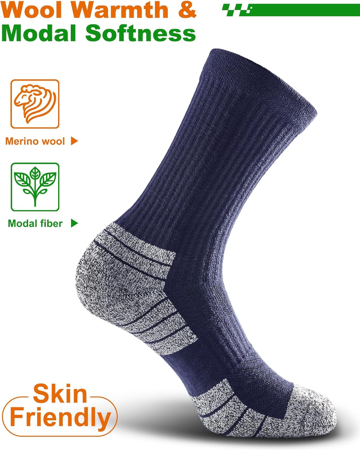NSRRUN TURTLE Winter Thermal Socks for Men Women