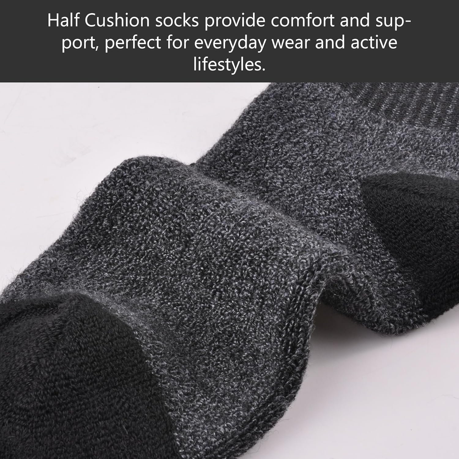 GKX Mens Merino Wool Hiking Socks 9-11 10-13