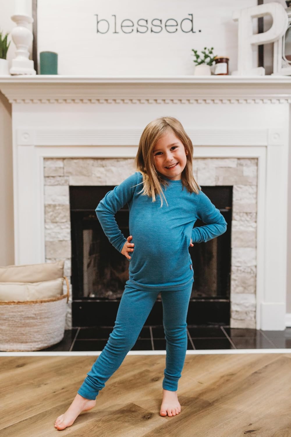 City Threads Girls Thermal Cotton Underwear Set 1