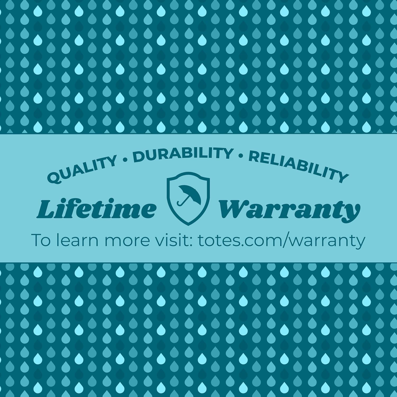 Totes Titan Portable Travel Umbrella - Windproof and Waterproof