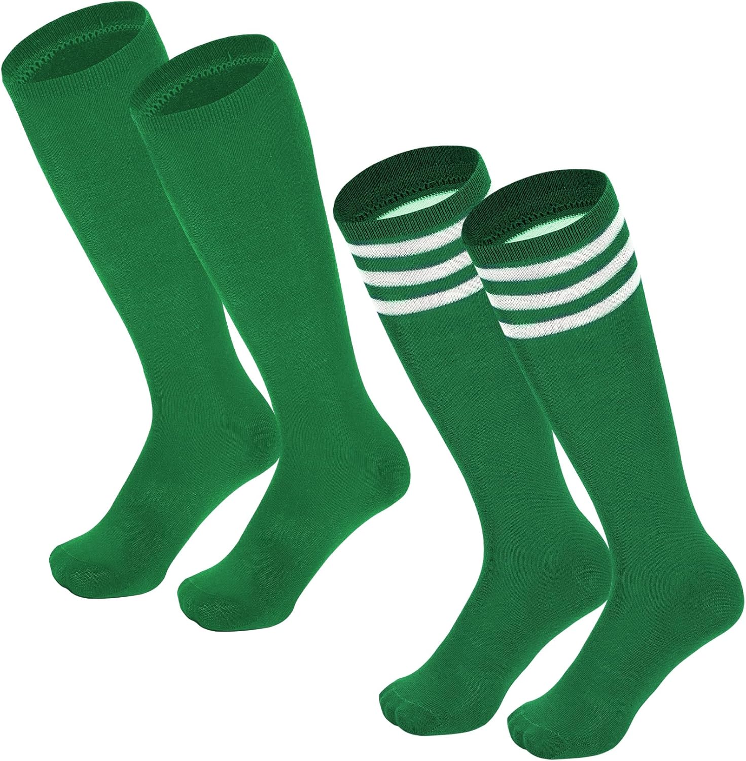 Century Star Striped Soccer Socks for Kids