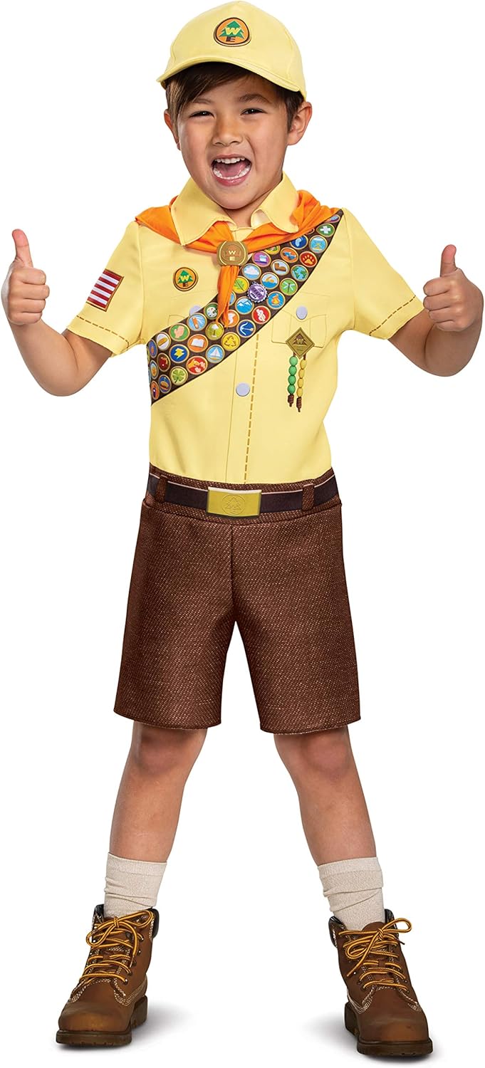 Russell from Up Costume for Kids - Official Disney Pixar Jumpsuit
