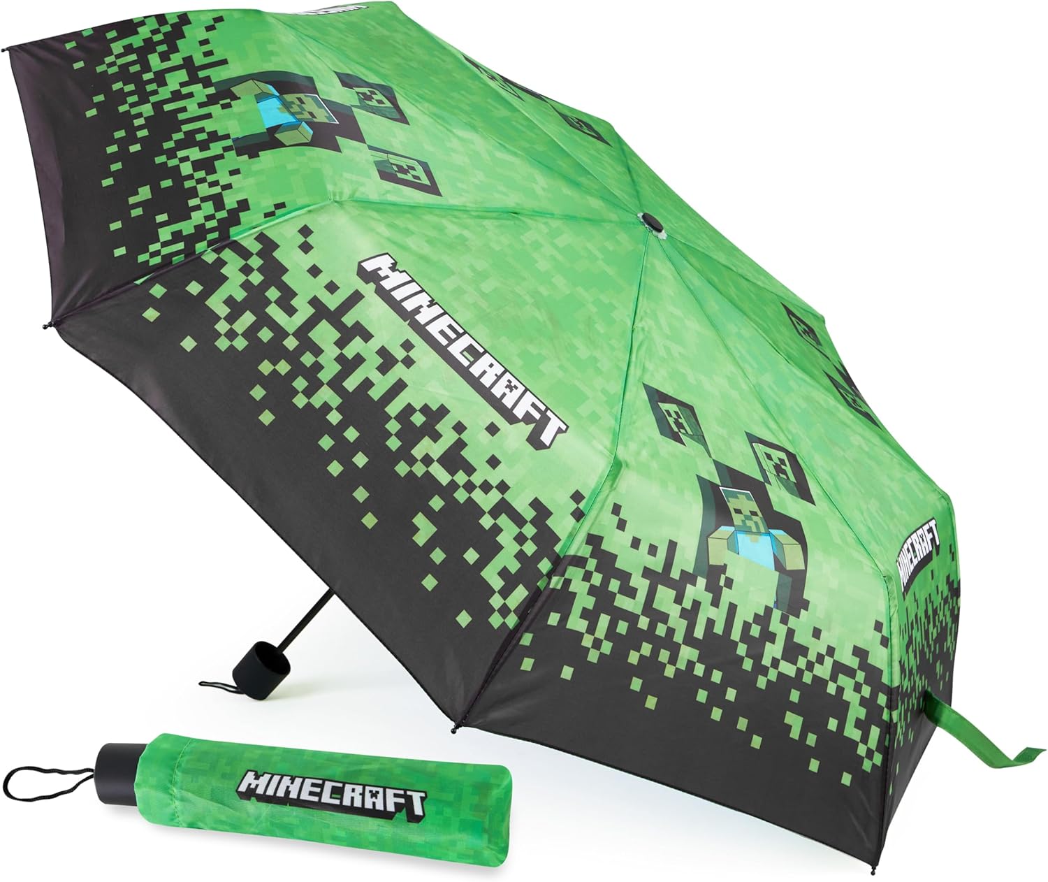 Minecraft Folding Umbrella for Boys Girls