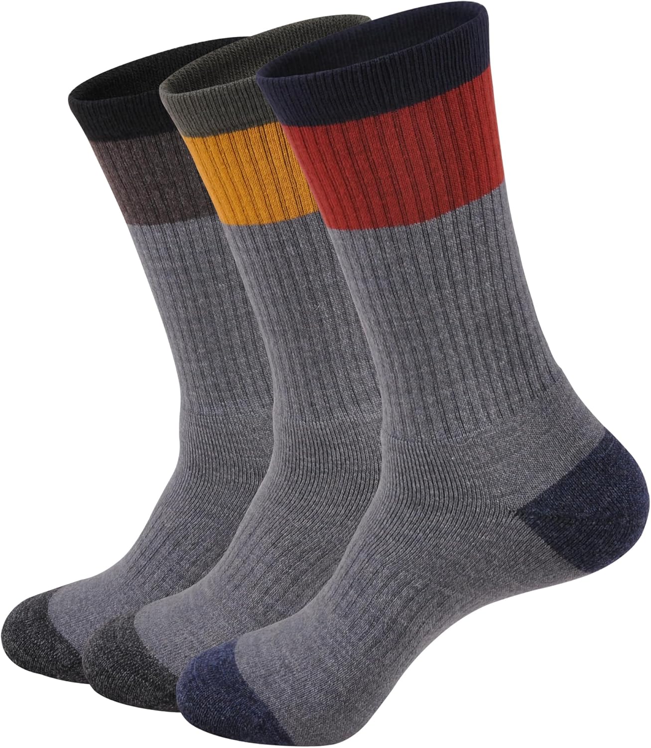 GKX Mens Merino Wool Hiking Socks 9-11 10-13