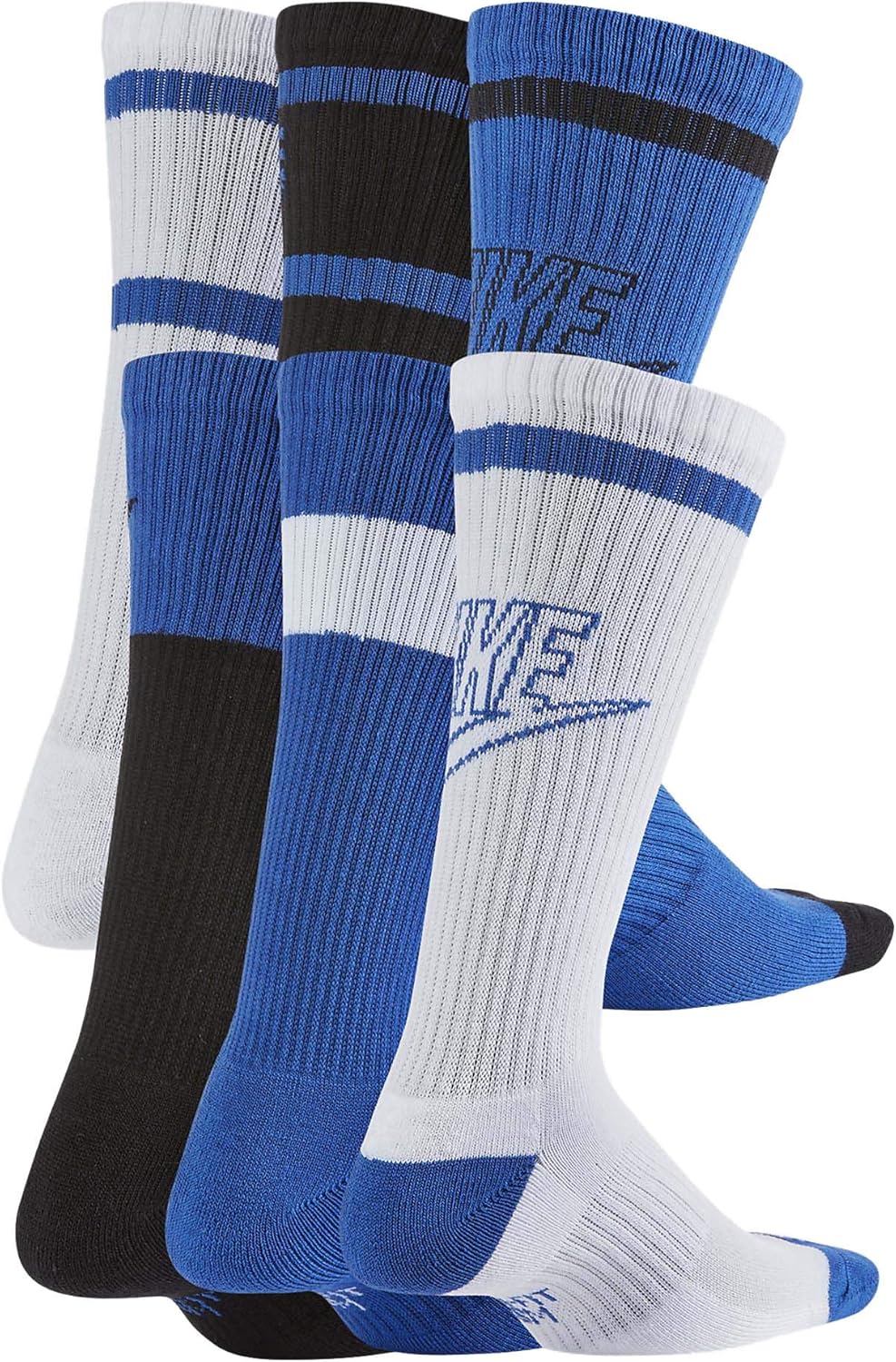 Nike Boys Everyday Cushioned Crew Socks 6 Pairs
