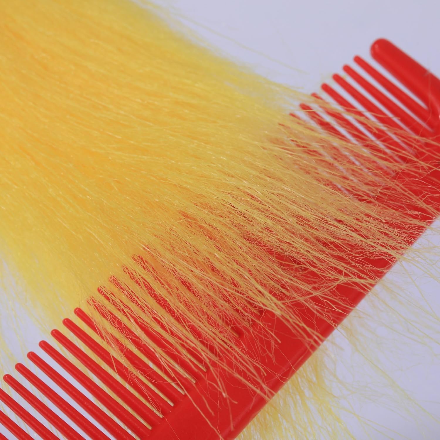 Yellow Fake Mustache and Eyebrows Set for Halloween Cosplay