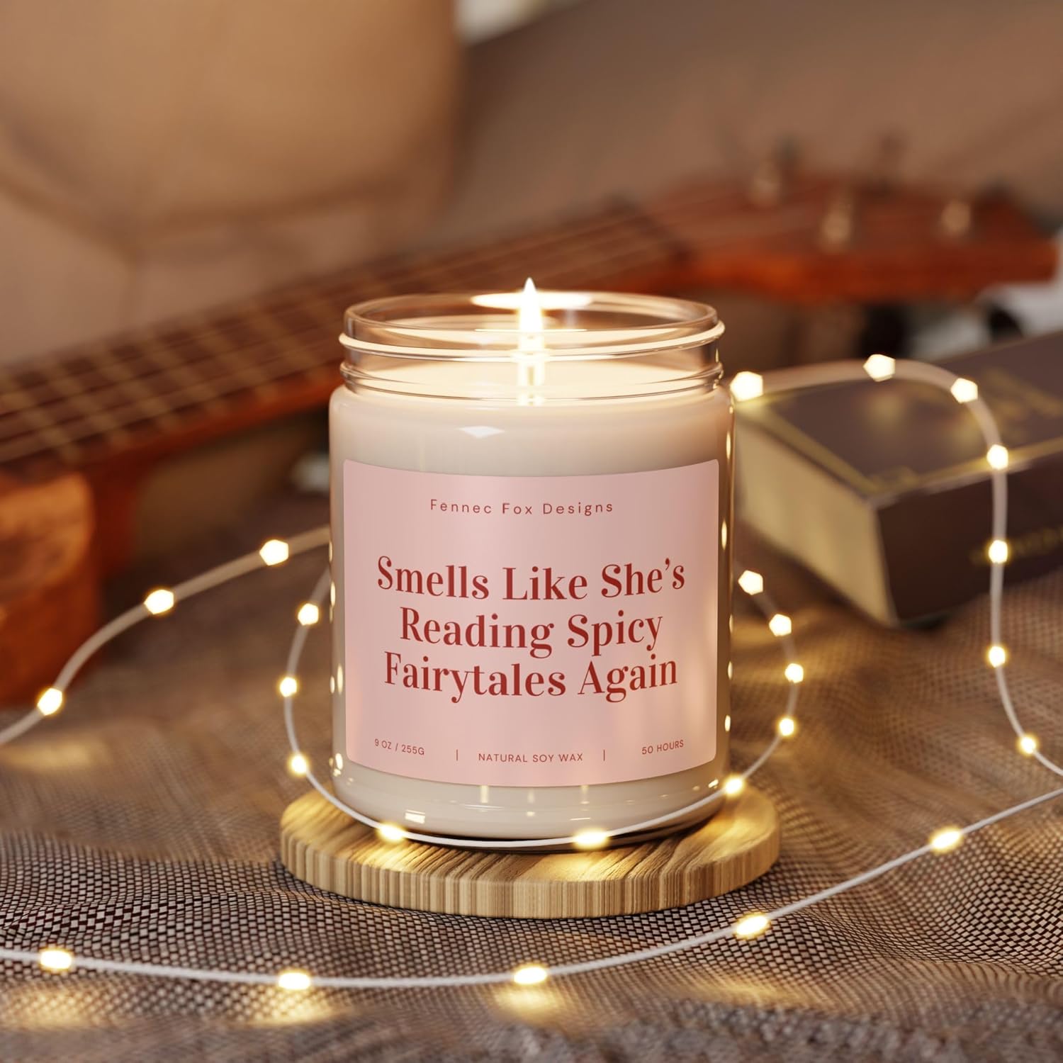 Spicy Fairytale Reader Candle - 9oz Book Lovers Gift