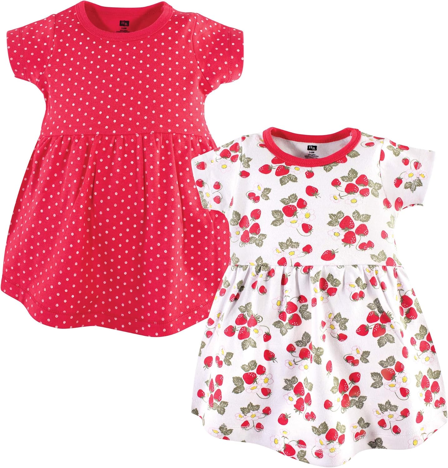 Hudson Baby Girls Cotton Dress Set