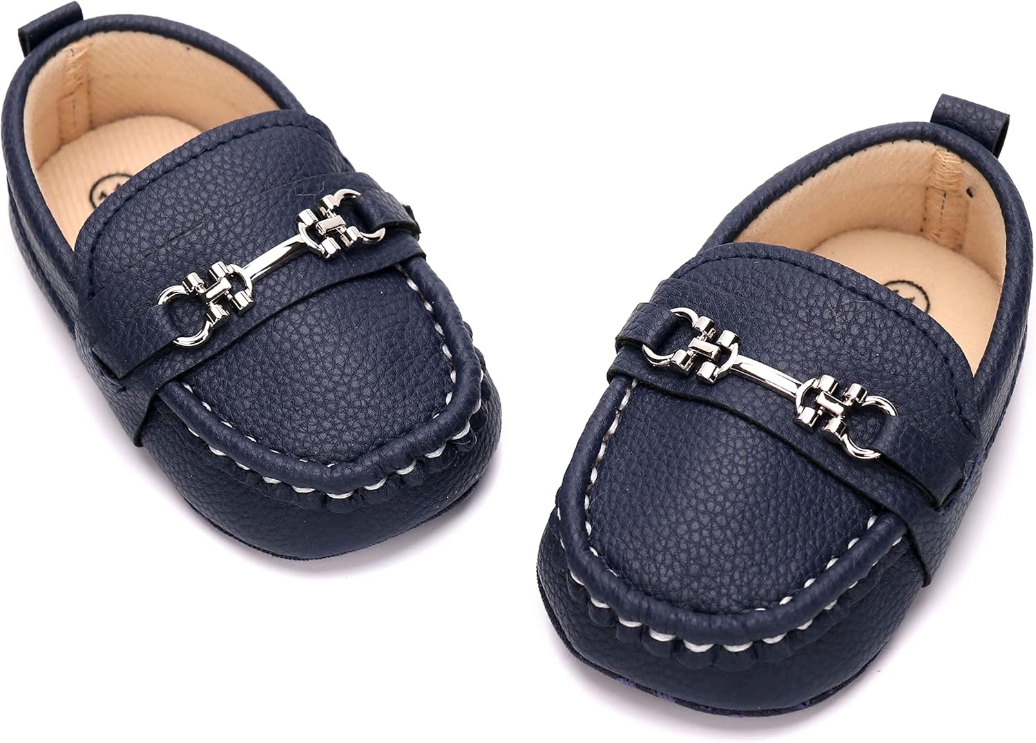 LONSOEN Baby Crib Shoes for Girls and Boys