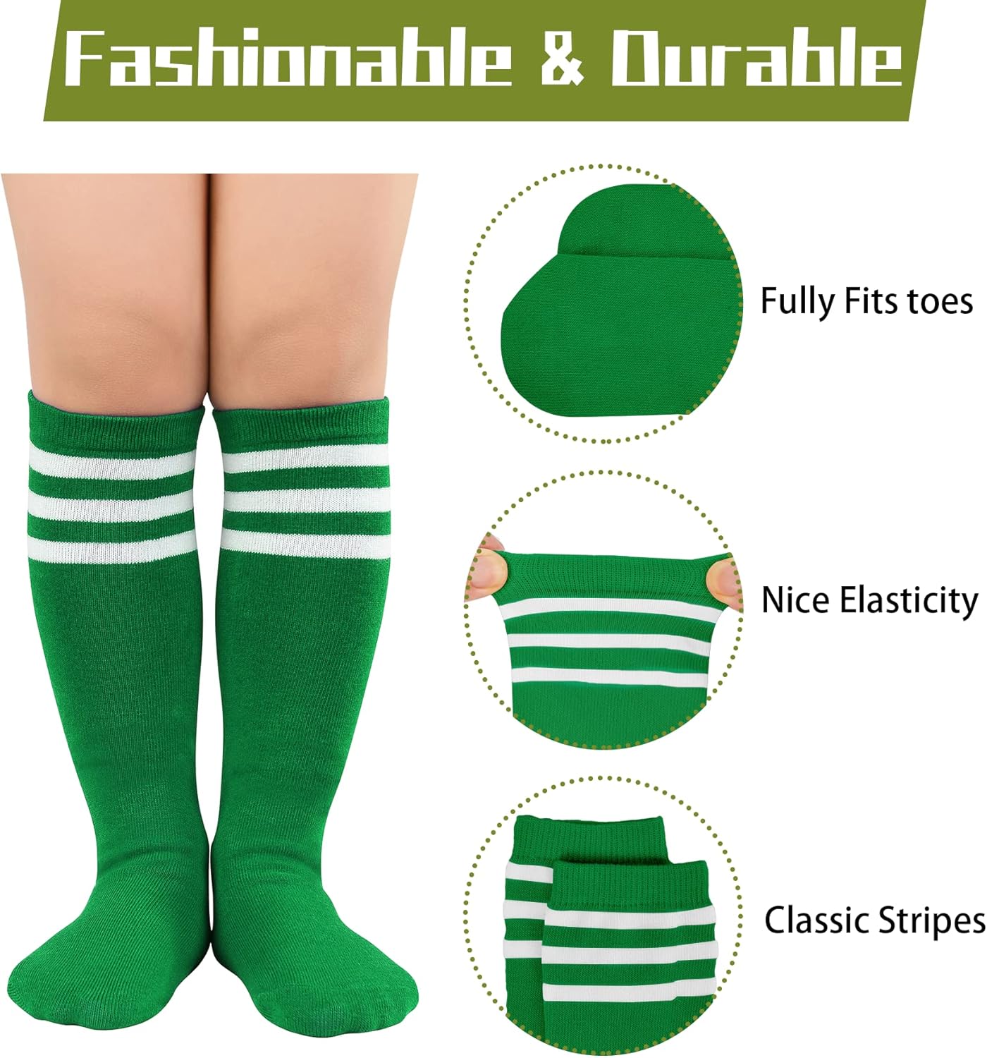 Zando Kids Soccer Baseball Football Softball Socks
