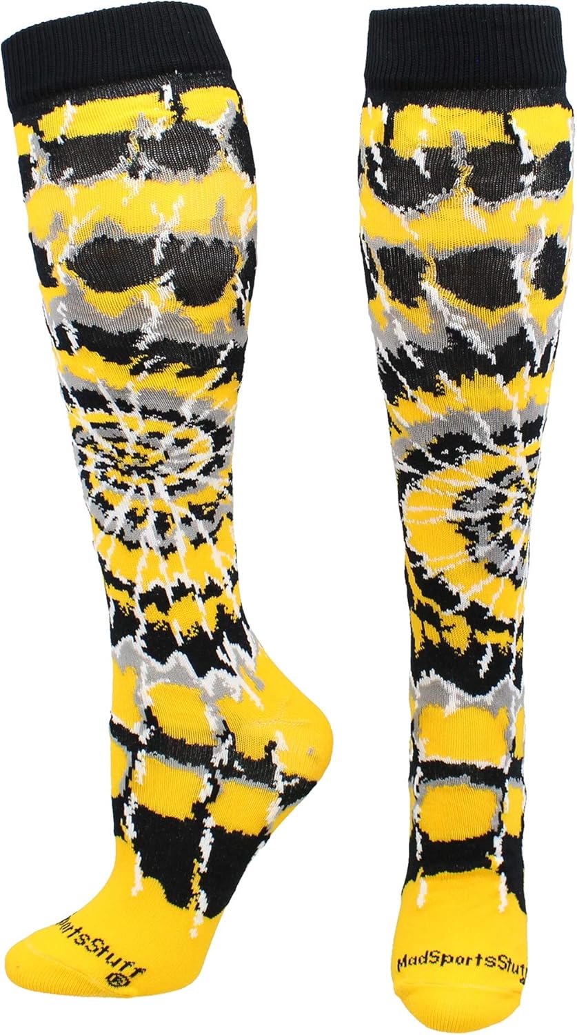 MadSportsStuff Tie Dye Socks for Active Sports