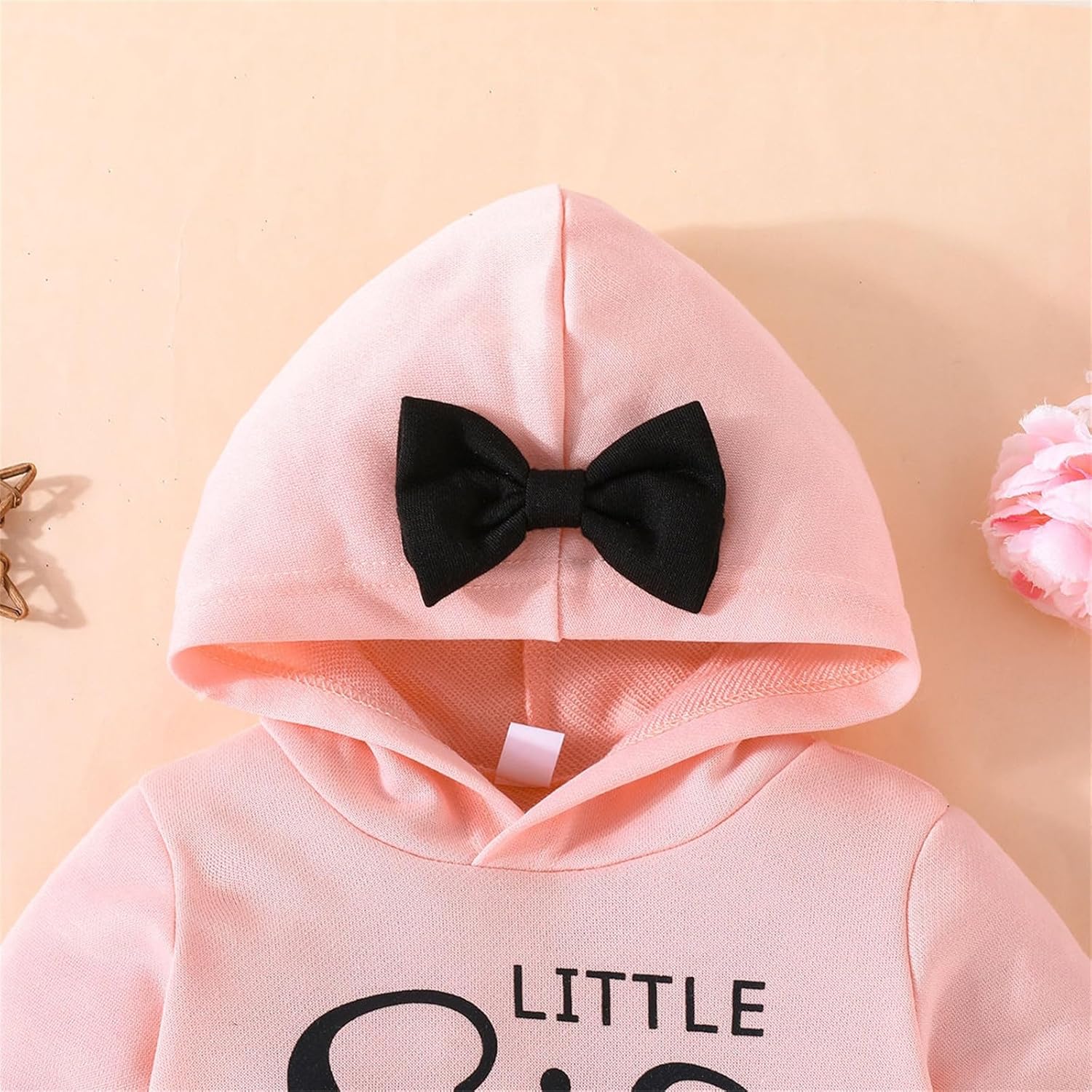 Cute Toddler Girl Hoodie Pants Set