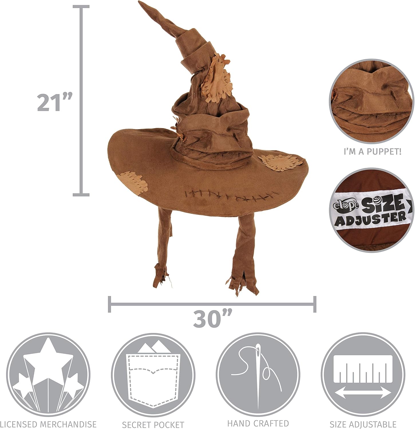 Elope Harry Potter Sorting Hat Costume Accessory
