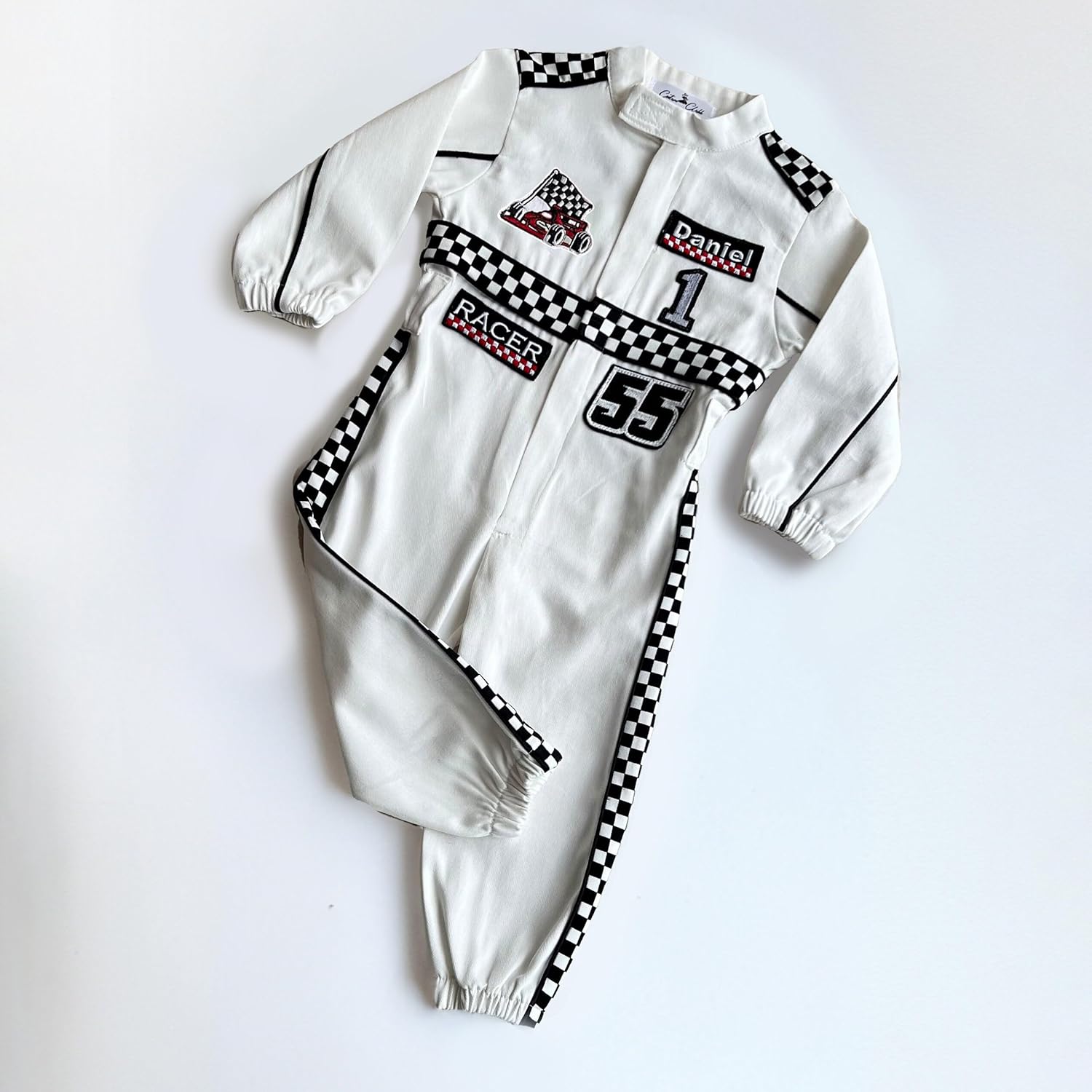Handmade Race Car Driver Costume for Toddlers - 3T