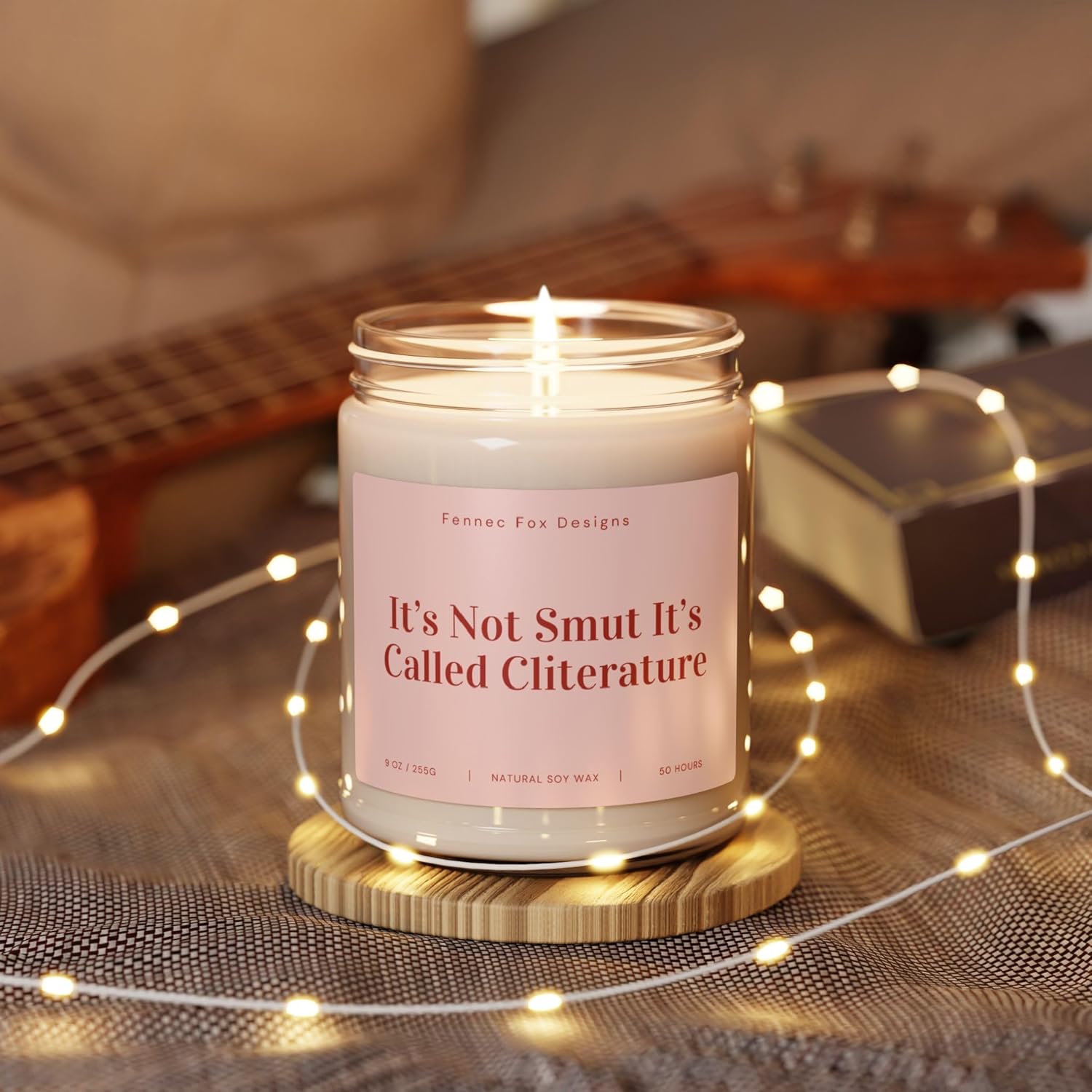 Spicy Book Reader Candle - 9oz BookTok Gift for Book Lovers