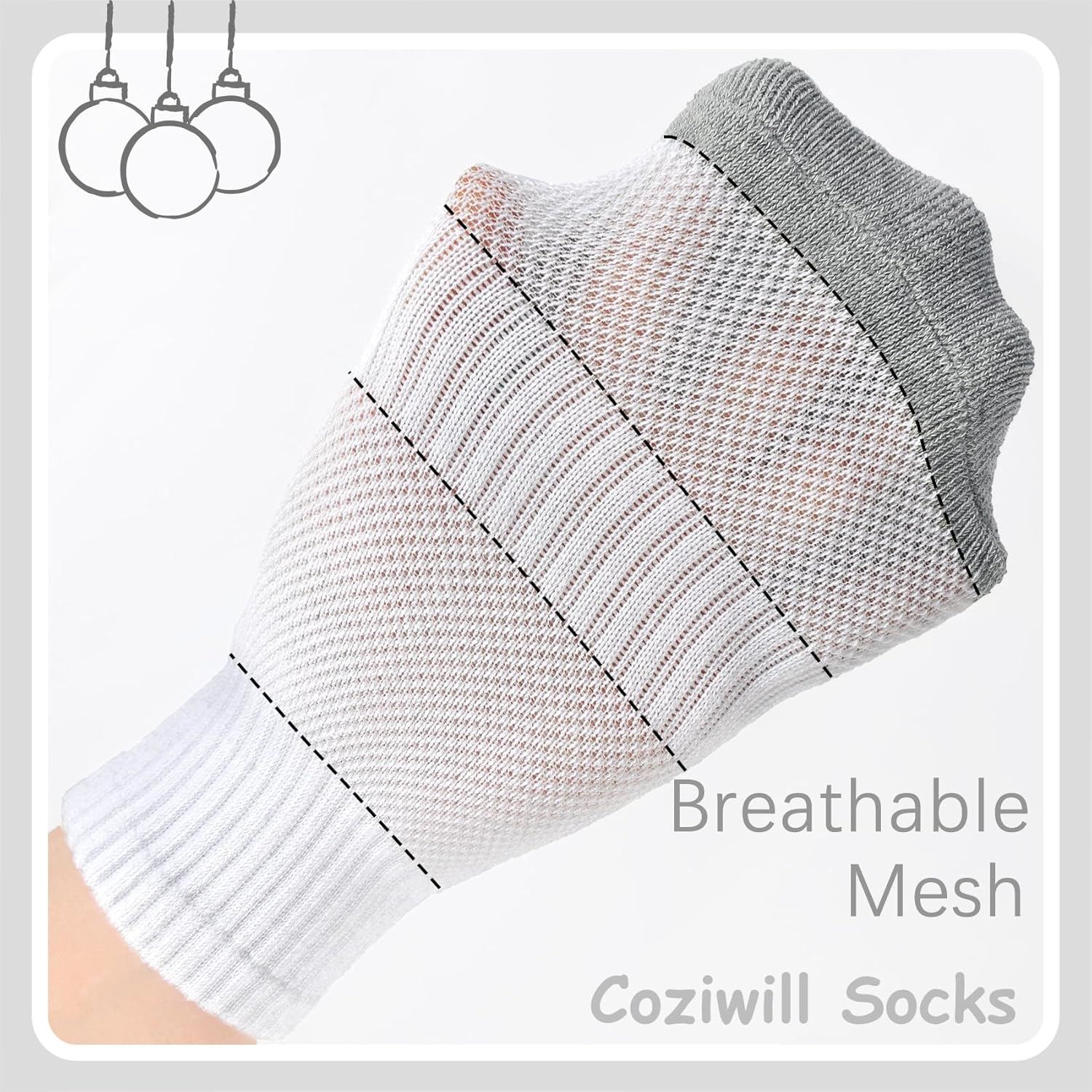 Coziwill Kids Ankle Socks 12 Pairs for All Seasons