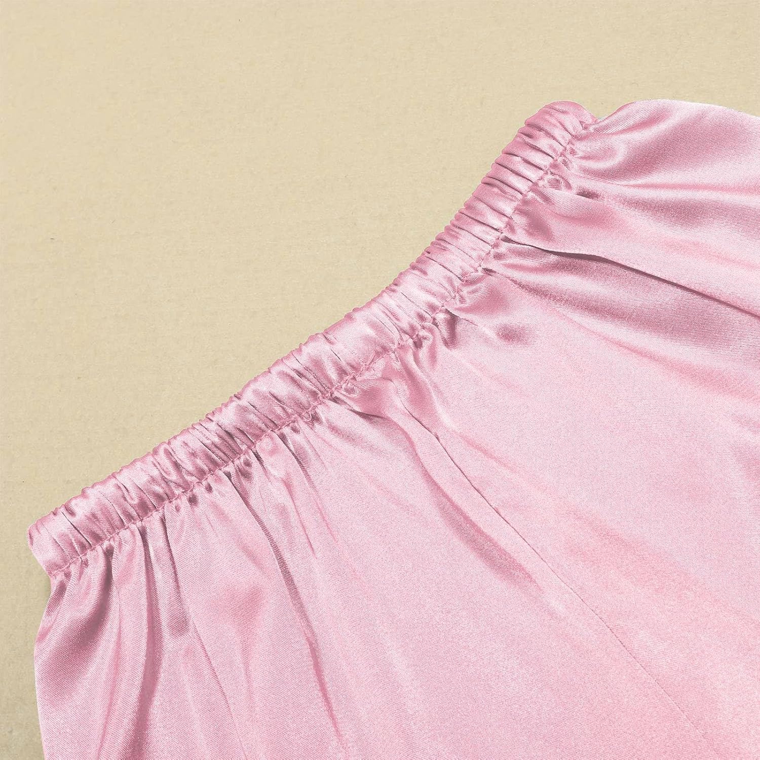 Kids Satin Pajama Set - Button Down Sleep Shirt and Long Pants