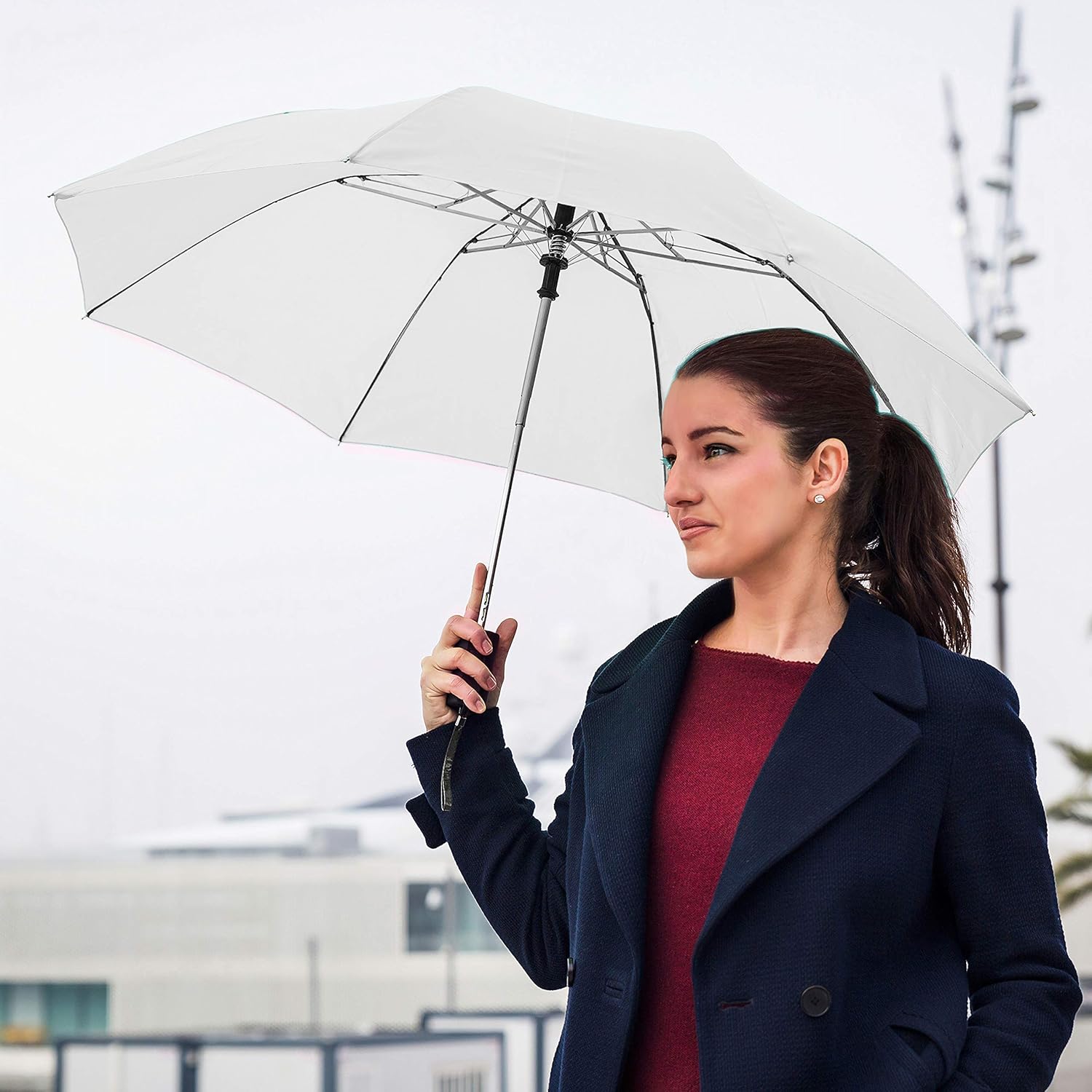 Spectrum 42 Automatic Travel Umbrella for Men Women