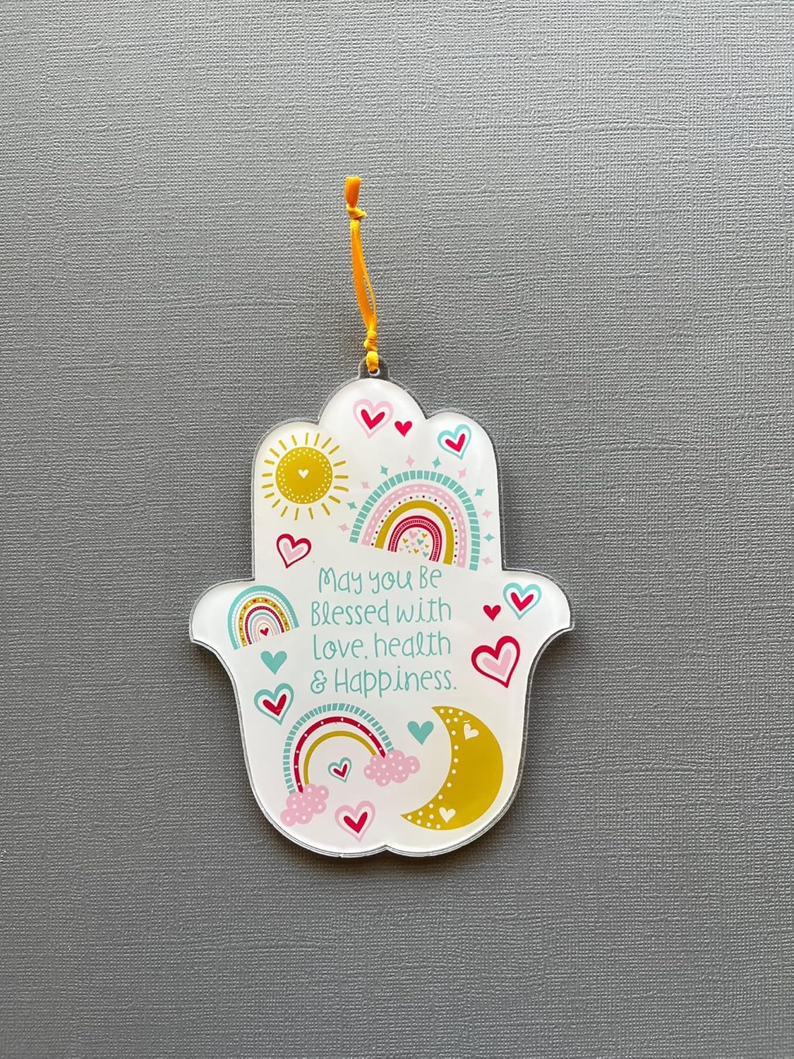 Lea Joelle Hamsa Wall Hanging with Bow