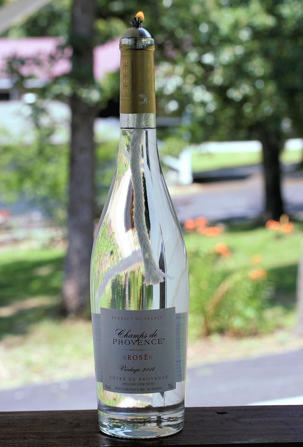 Aluminum Wine Bottle Wick Holder 1 Wide 8 Wicks 1