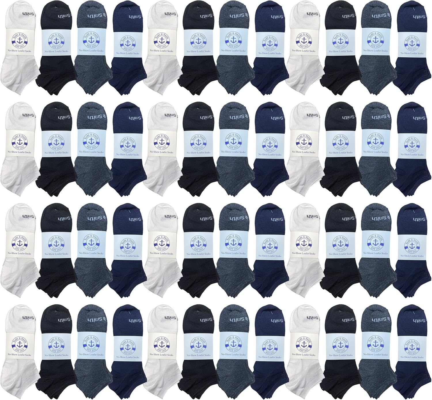 BILLIONHATS 48 Pairs Kids Low Cut Ankle Socks 97 Cotton