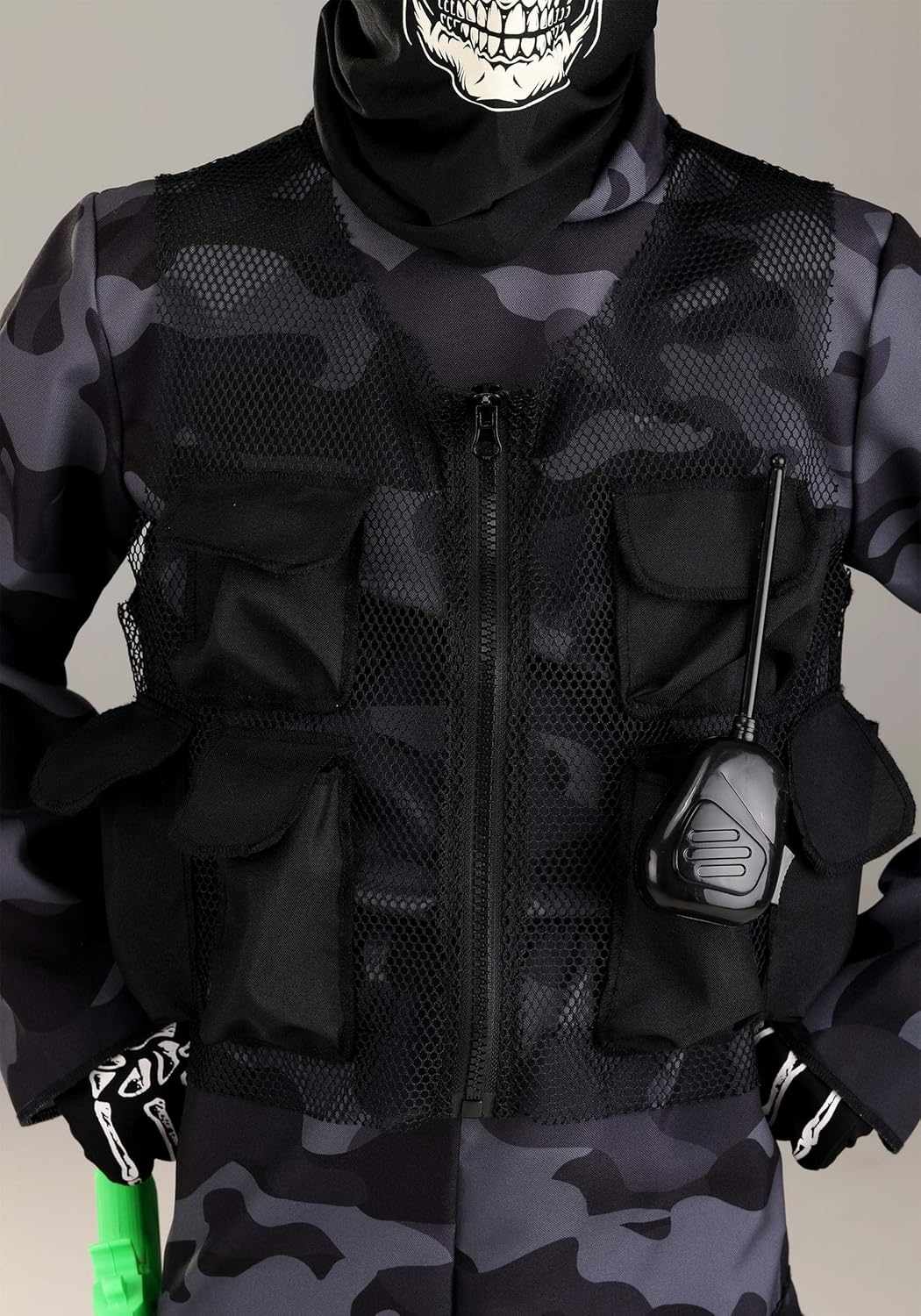 Kids Navy Midnight Commando Costume Set 1
