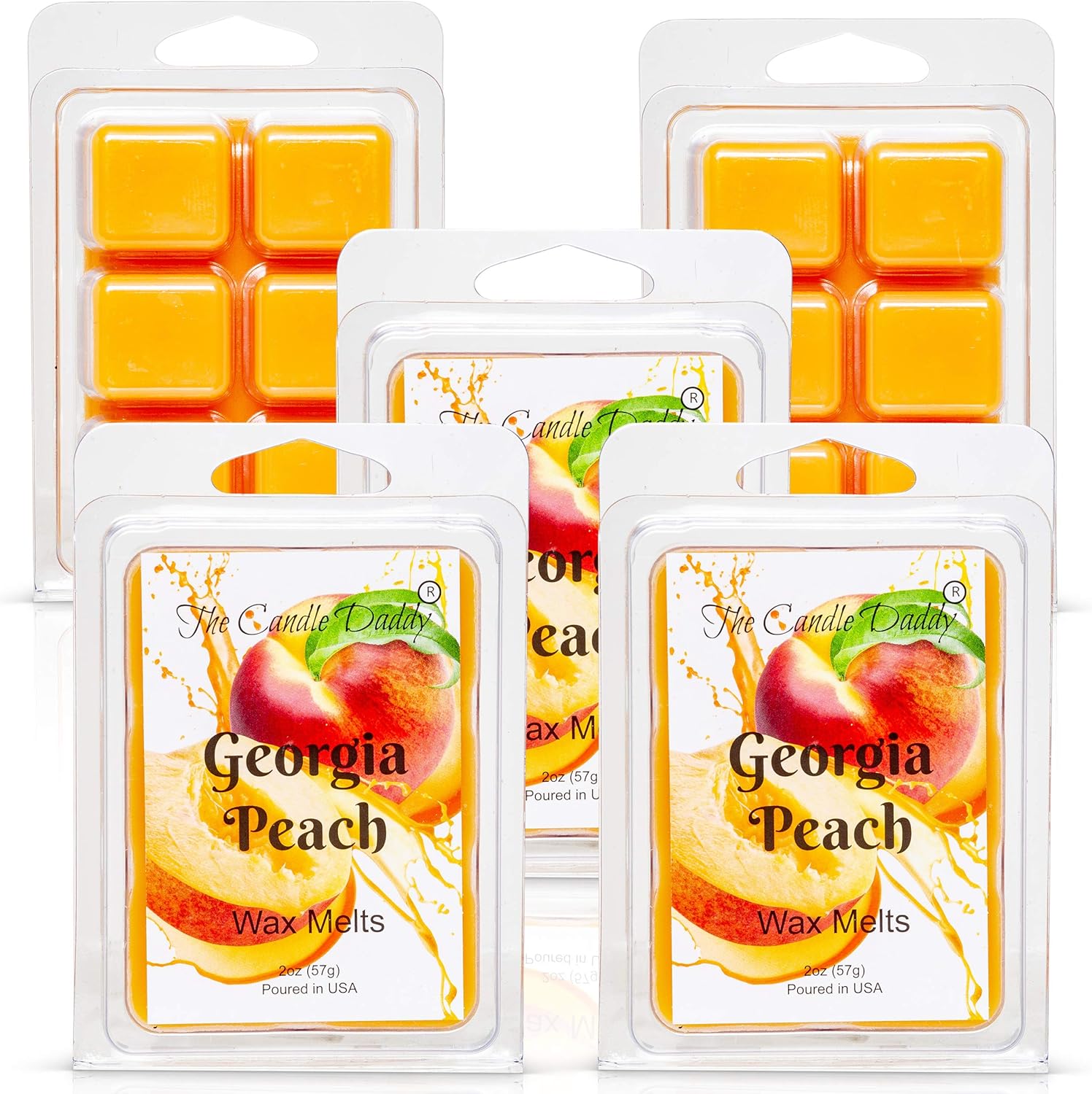 Candle Daddy Georgia Peach Wax Melts 5-Pack
