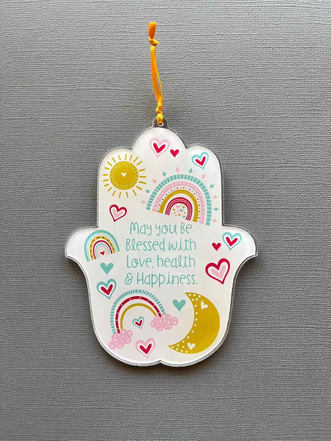 Lea Joelle Hamsa Wall Hanging with Bow