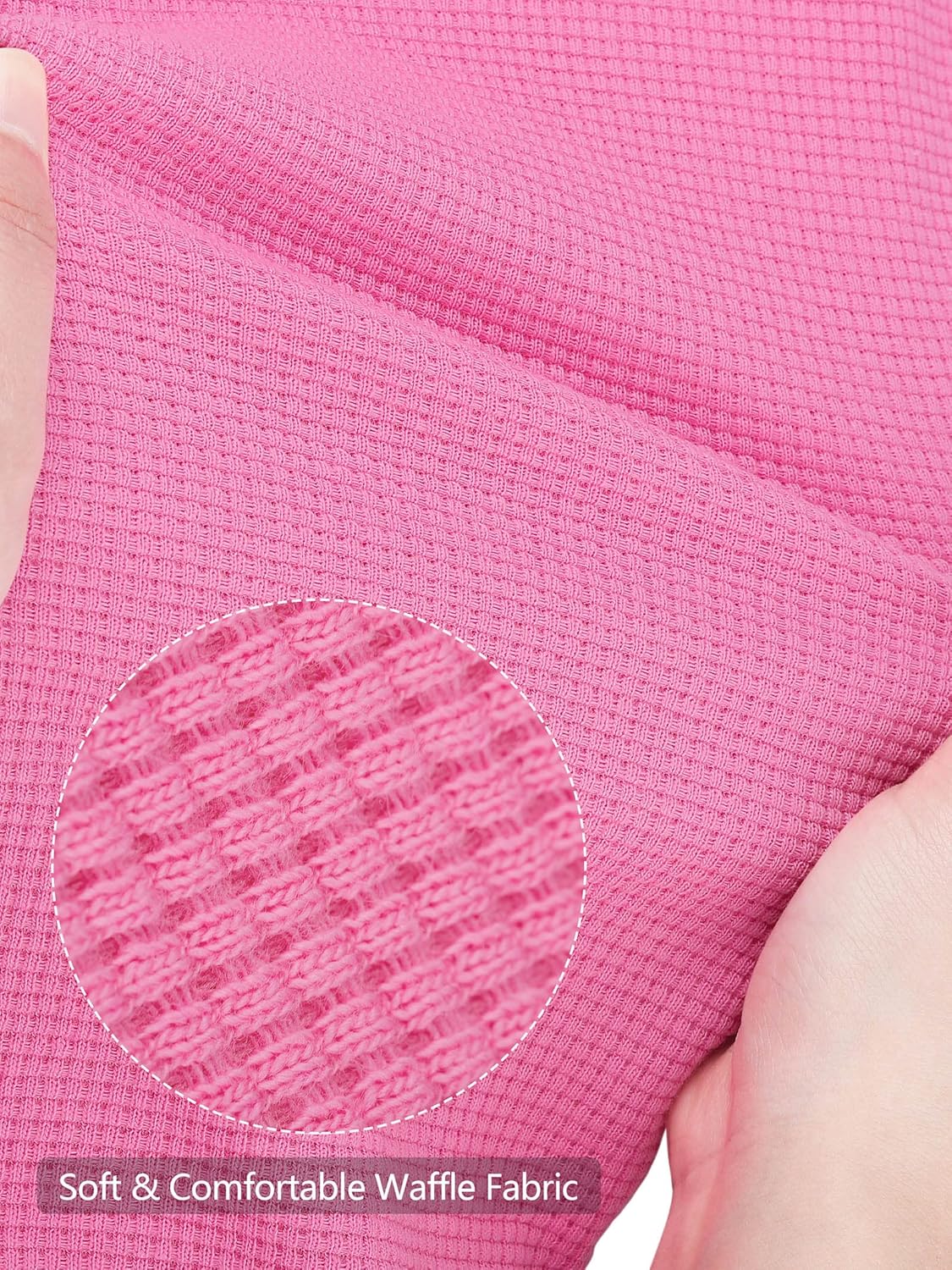 Resinta 3 Sets Girl Waffle Thermal Underwear Winter Warm Base Layer Set